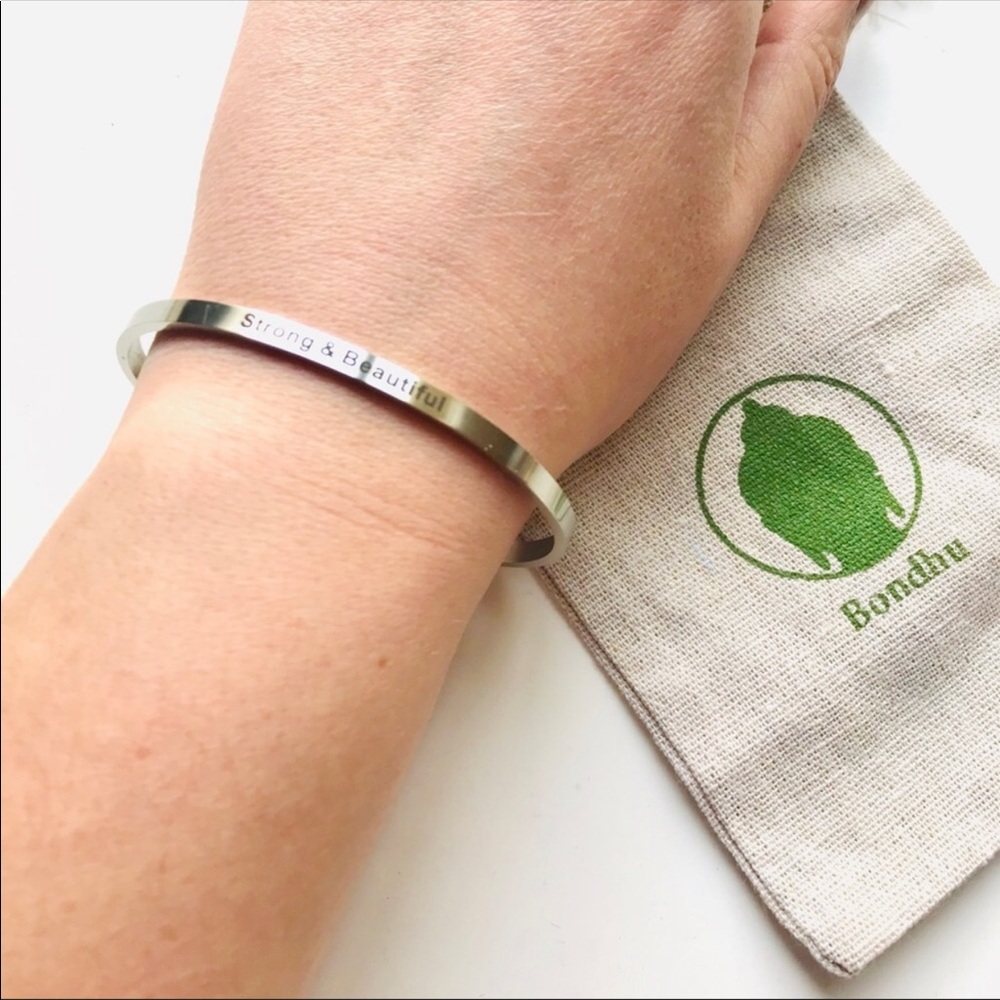 Strong and Beautiful Mantra Bracelet